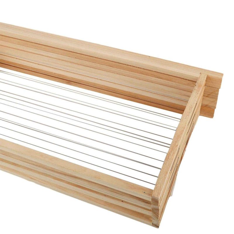 10 Pcs Unwaxed Assembled Wired Wooden Frames Beekeeping Supplies - Buy Online at Bargain Bay Australia