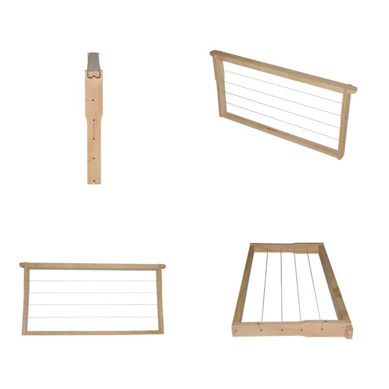 10 Pcs Unwaxed Assembled Wired Wooden Frames Beekeeping Supplies - Buy Online at Bargain Bay Australia