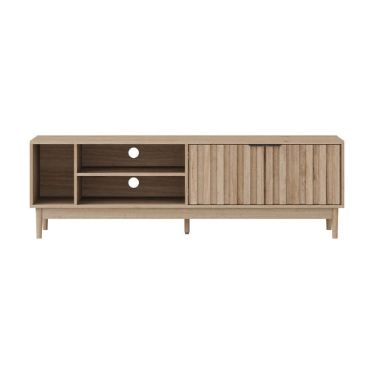 160cm Natural TV Cabinet Entertainment Unit Stand - Buy Online at Bargain Bay Australia