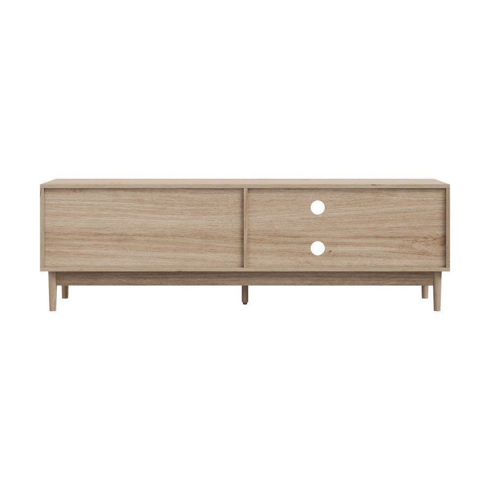 160cm Natural TV Cabinet Entertainment Unit Stand - Buy Online at Bargain Bay Australia