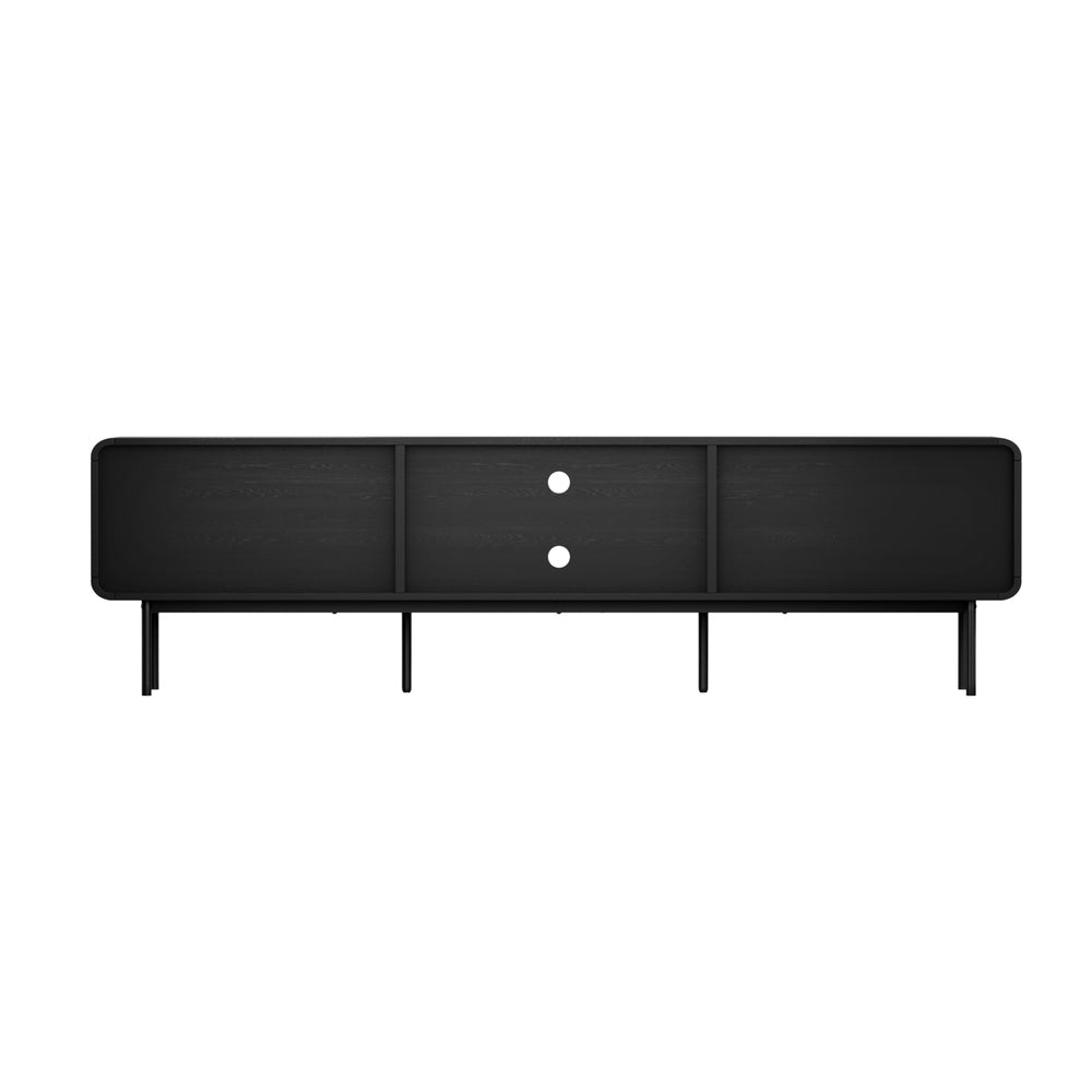 180cm Black Wooden TV Cabinet Entertainment Unit Stand - Buy Online at Bargain Bay Australia