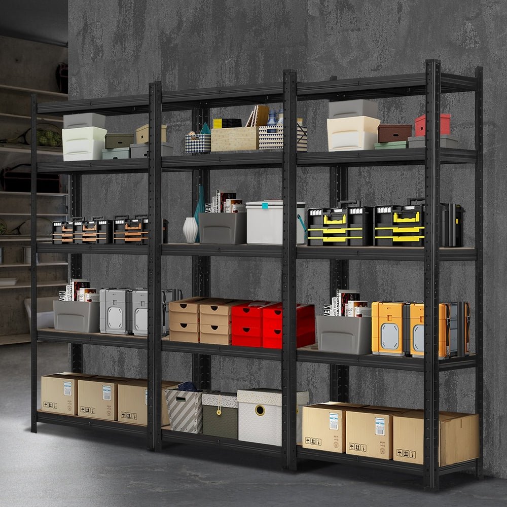 3pcs 5 - Tier Warehouse Storage Rack 1.5m - Buy Online at Bargain Bay Australia