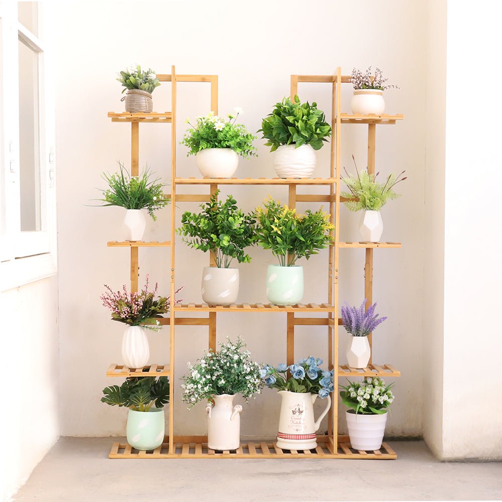 9 Tier Extra Large Bamboo Plant Stand - Buy Online at Bargain Bay Australia