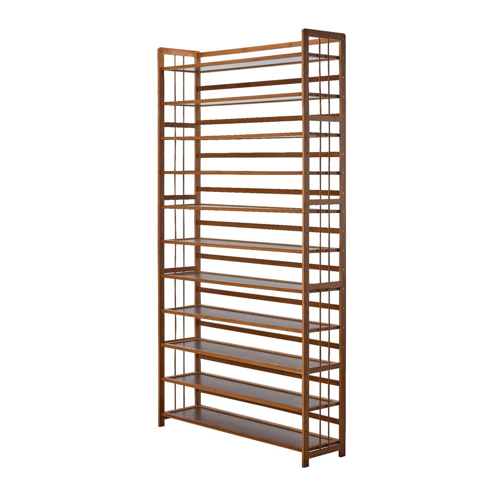Bamboo Shoe Rack Storage Organizer with 11 Shelves - Buy Online at Bargain Bay Australia