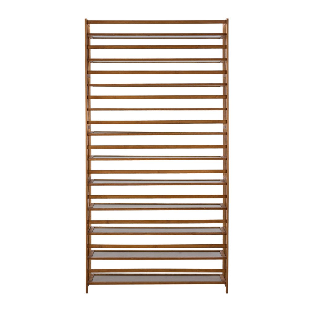 Bamboo Shoe Rack Storage Organizer with 11 Shelves - Buy Online at Bargain Bay Australia