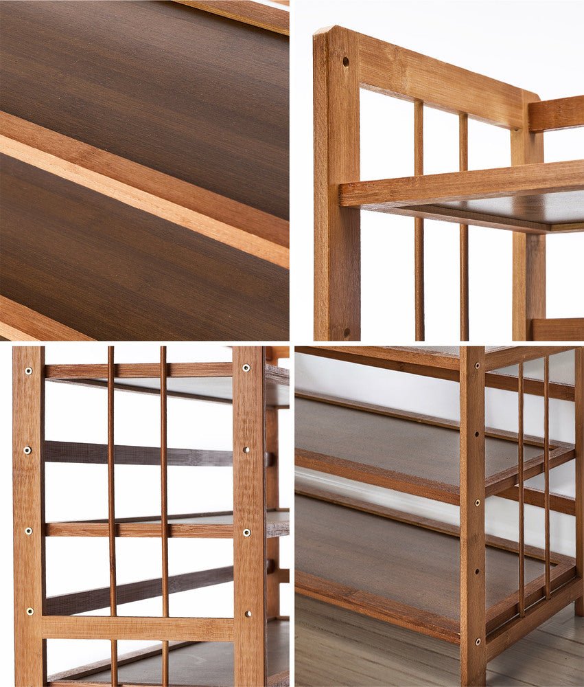 Bamboo Shoe Rack Storage Organizer with 11 Shelves - Buy Online at Bargain Bay Australia
