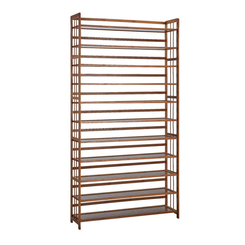 Bamboo Shoe Rack Storage Organizer with 11 Shelves - Buy Online at Bargain Bay Australia
