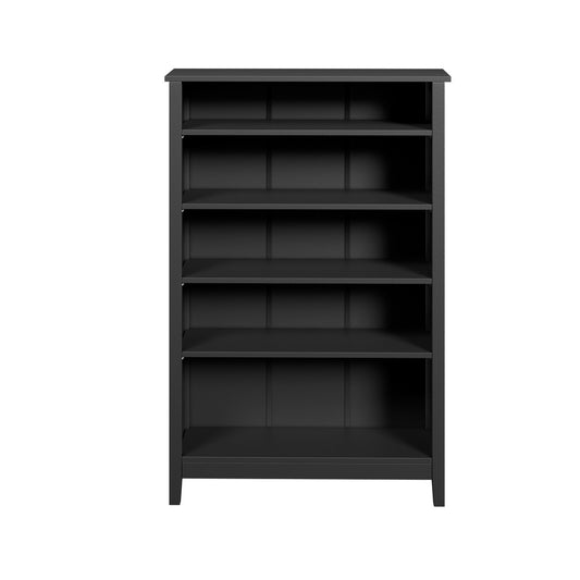 Black 5 Tier Bookshelf Bookcase Display Storage Cabinet - Buy Online at Bargain Bay Australia