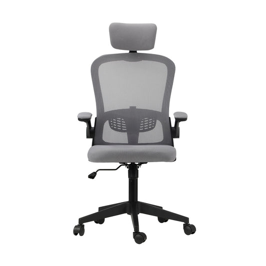 Black and Grey Mesh Executive Office Chair with Racing Style and Tilt Function - Buy Online at Bargain Bay Australia