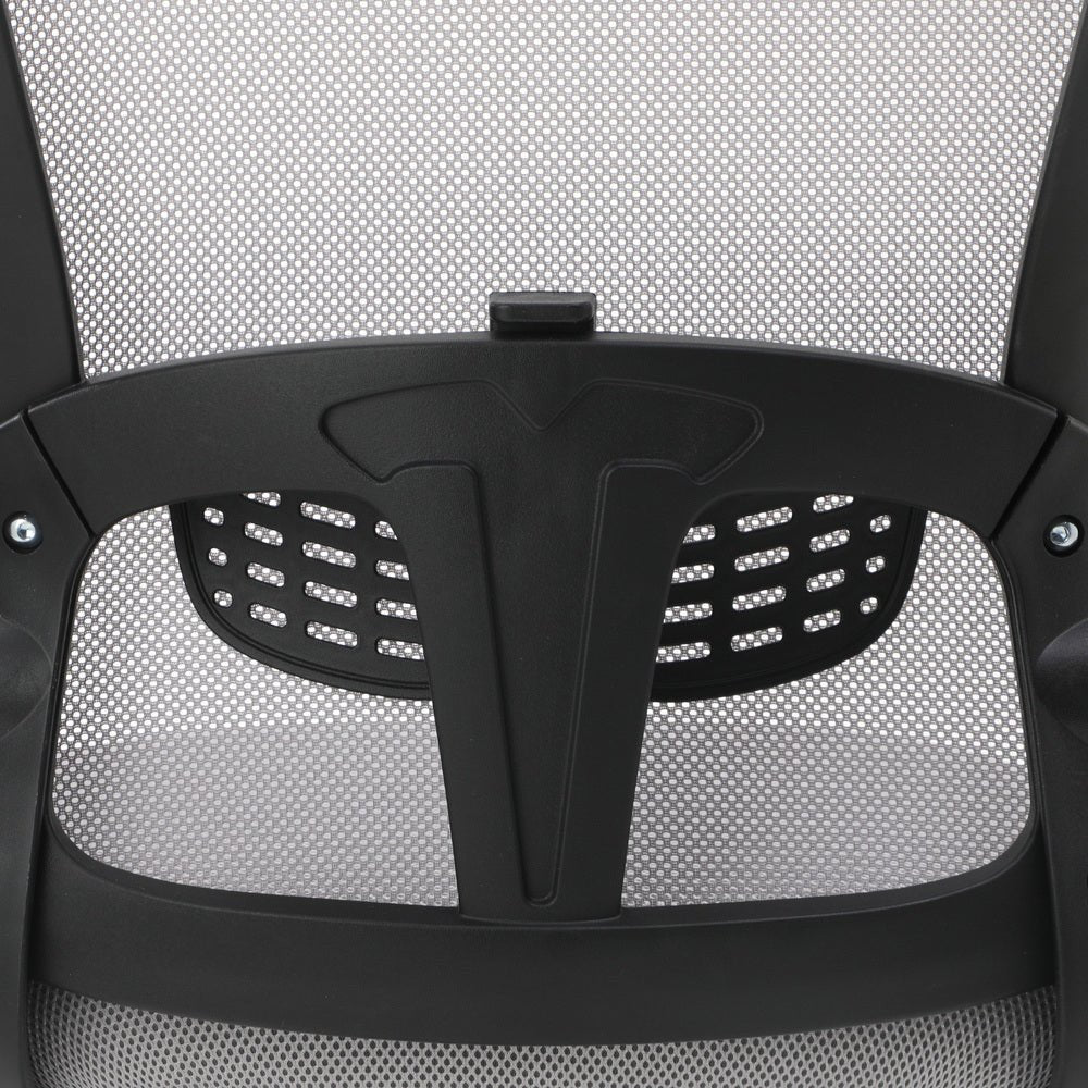 Black and Grey Mesh Executive Office Chair with Racing Style and Tilt Function - Buy Online at Bargain Bay Australia