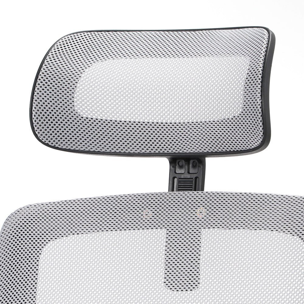 Black and Grey Mesh Office Chair with Fabric Seat - Buy Online at Bargain Bay Australia