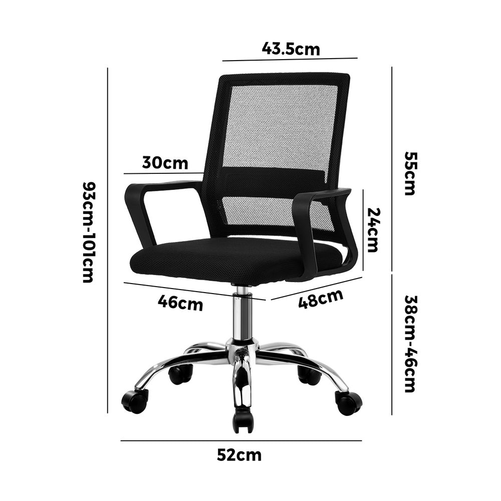 Black Mesh Executive Office Chair Computer Seat - Buy Online at Bargain Bay Australia