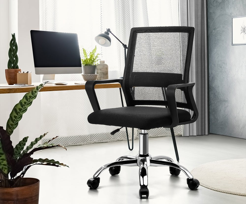 Black Mesh Executive Office Chair Computer Seat - Buy Online at Bargain Bay Australia