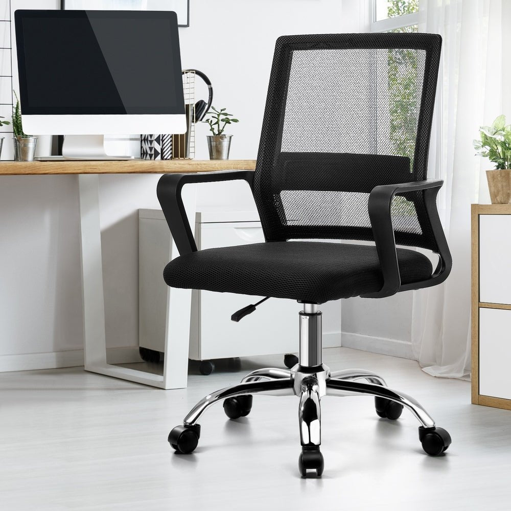 Black Mesh Executive Office Chair Computer Seat - Buy Online at Bargain Bay Australia