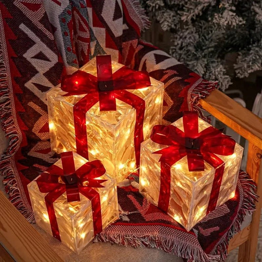 Christmas Luminous Decorative Light Sets – Detachable Gift Box & Fixtures - Buy Online at Bargain Bay Australia