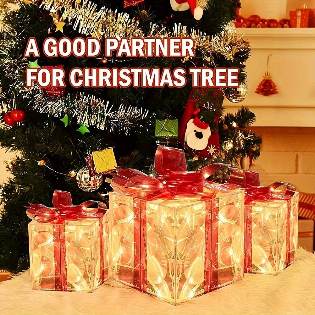 Christmas Luminous Decorative Light Sets – Detachable Gift Box & Fixtures - Buy Online at Bargain Bay Australia