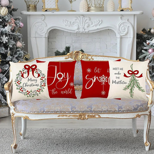 Christmas Pillow Covers – Merry Christmas & Holiday Quotes