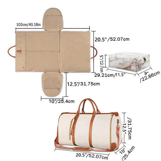 Foldable Women’s PU Leather Travel Duffel Bag - Buy Online at Bargain Bay Australia