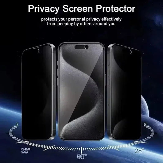 Full Cover Privacy Screen Protector – iPhone 8–16 Series Anti - Spy Glass - Buy Online at Bargain Bay Australia
