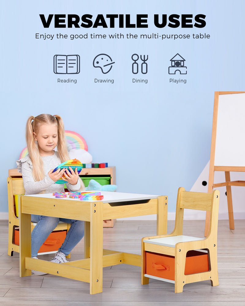 Kids Table and Chairs Set with Toys Storage Box - Buy Online at Bargain Bay Australia