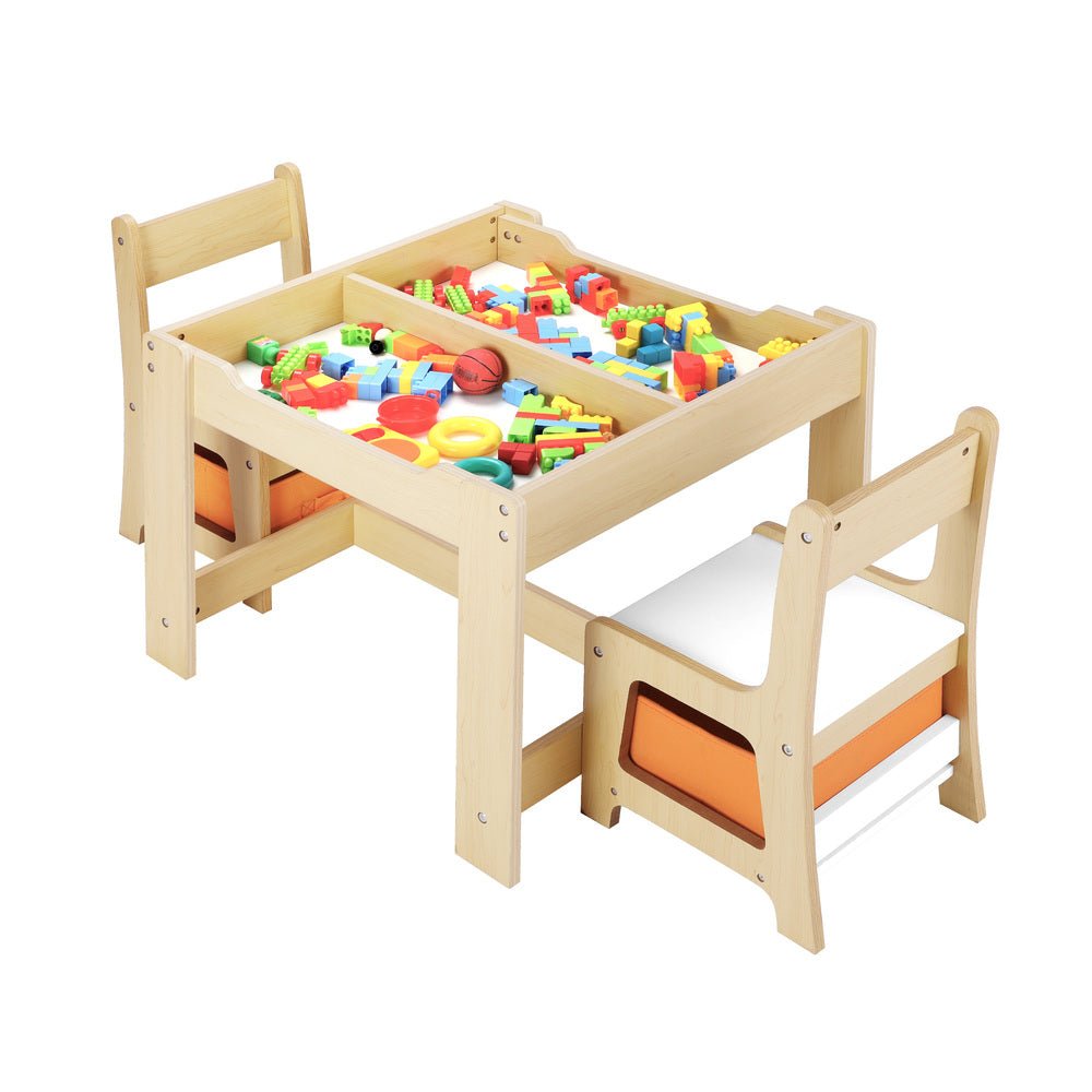 Kids Table and Chairs Set with Toys Storage Box - Buy Online at Bargain Bay Australia