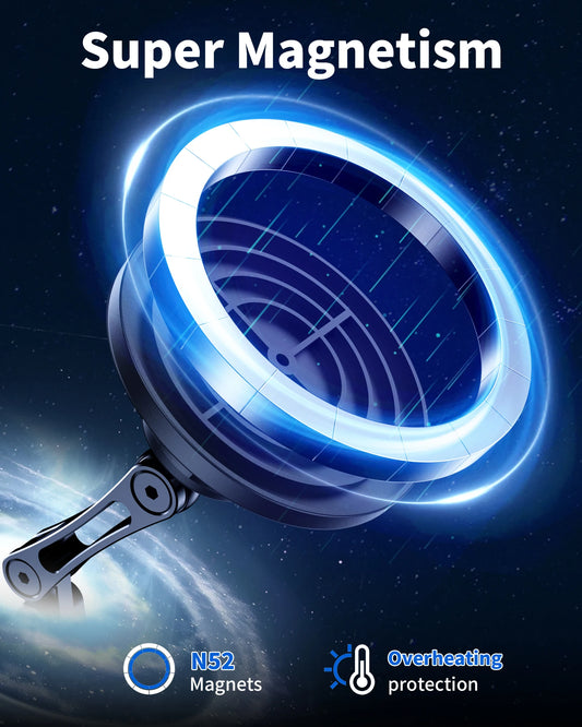 Magnetic Car Phone Holder – Wireless Fast Charger - Buy Online at Bargain Bay Australia