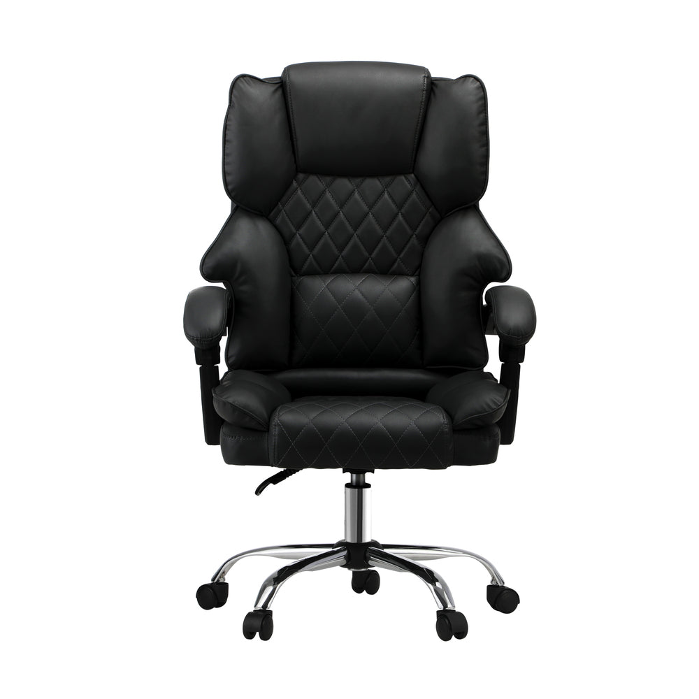 Massage Office Chair PU Leather Black - Buy Online at Bargain Bay Australia