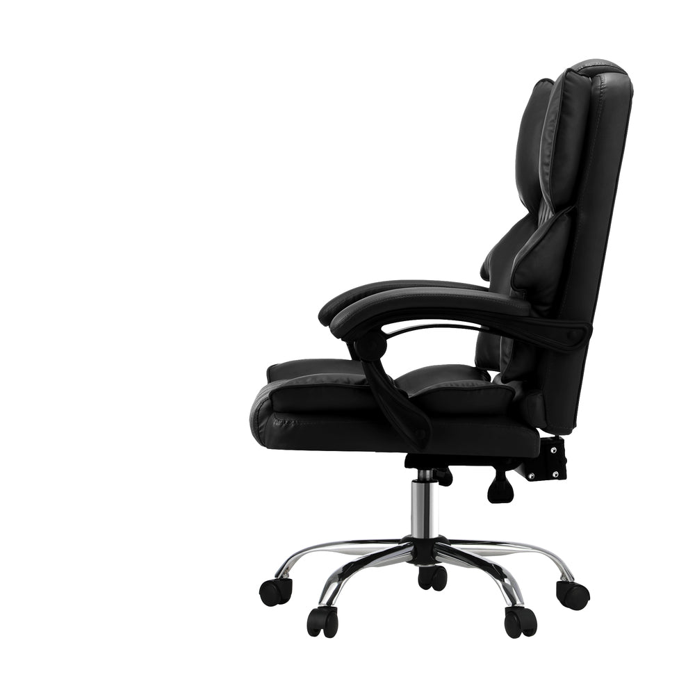 Massage Office Chair PU Leather Black - Buy Online at Bargain Bay Australia