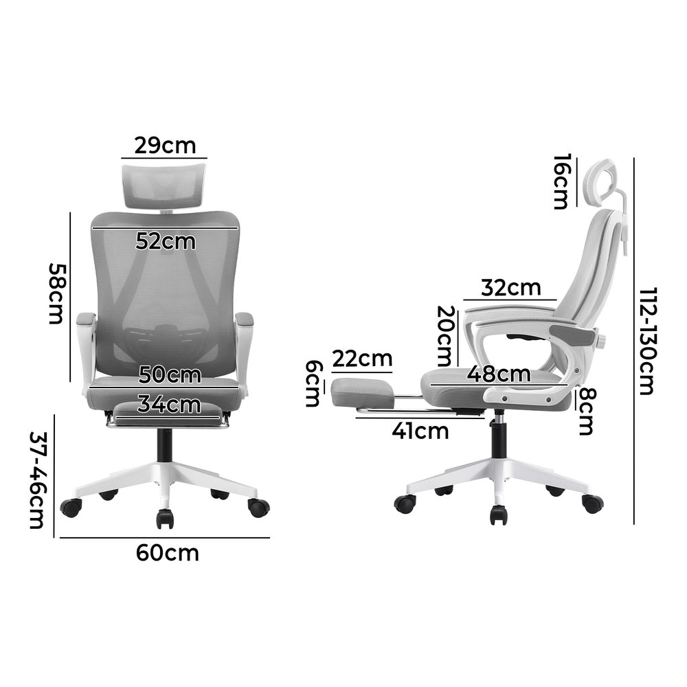 Mesh Office Chair Adjustable Lumbar Support - Buy Online at Bargain Bay Australia
