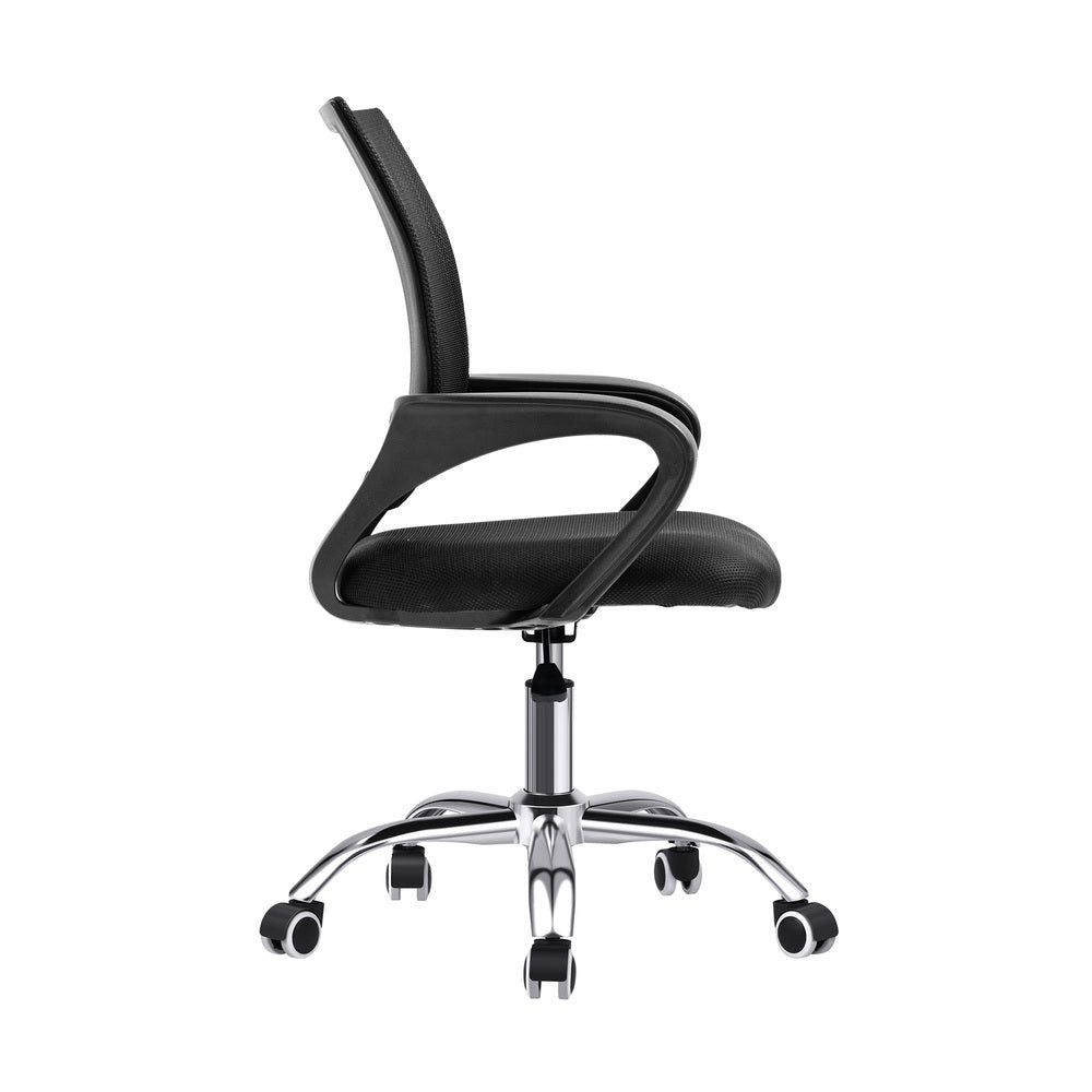 Office Chair Swivel with Armrests and Casters Black - Buy Online at Bargain Bay Australia