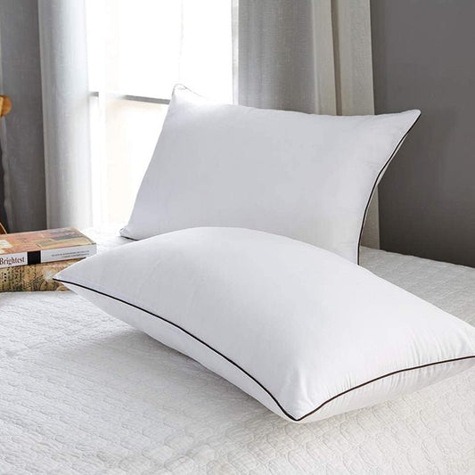 Pack of 2 Hotel Quality Comfortable and Washable High Support Medium Firm Pillows - Buy Online at Bargain Bay Australia