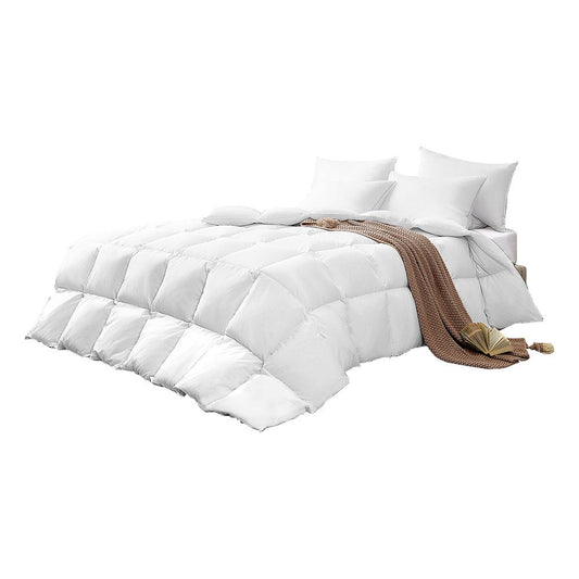 Single Goose Down Quilt Doona Duvet Blanket 700 GSM - Buy Online at Bargain Bay Australia