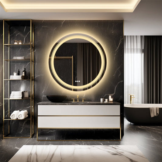 Waterproof Round Design Smart LED Bathroom Mirror - Buy Online at Bargain Bay Australia