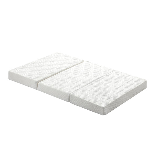 White 3 - Fold Foldable Foam Mattress - Buy Online at Bargain Bay Australia