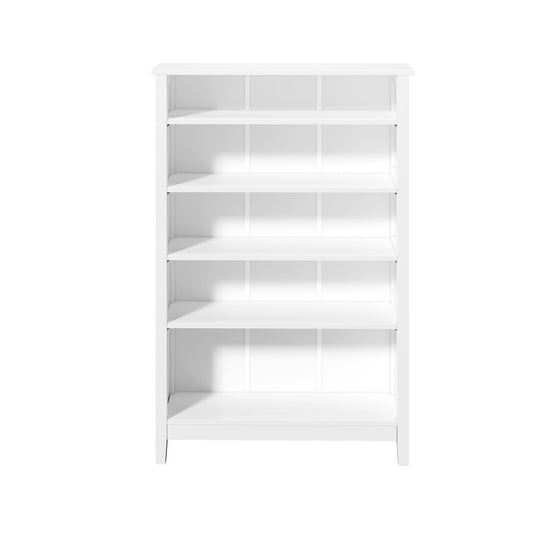 White 5 Tier Bookshelf Bookcase Display Storage Cabinet - Buy Online at Bargain Bay Australia