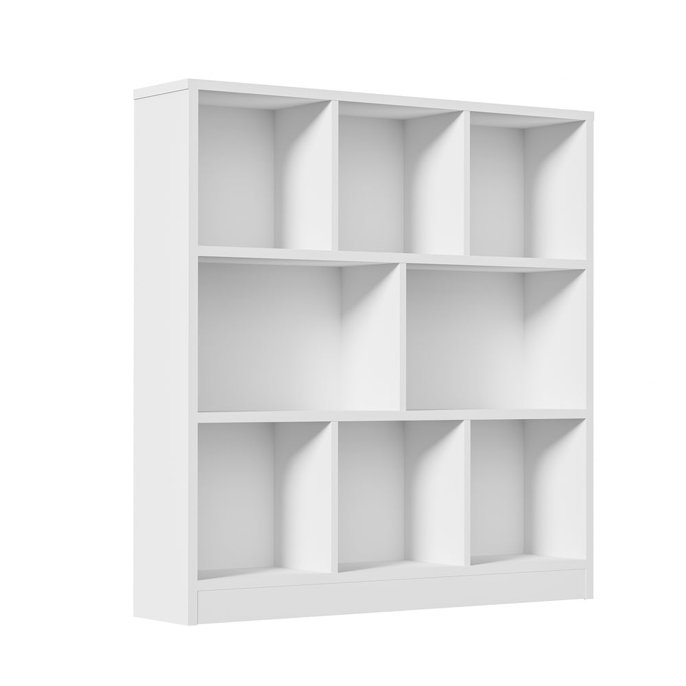 White Bookshelf Display Shelves Storage Organizer Unit - Buy Online at Bargain Bay Australia