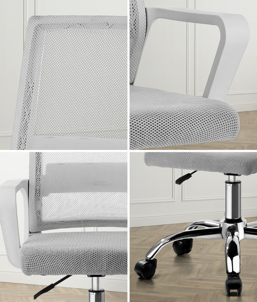 White Mesh Executive Office Chair Computer Seat - Buy Online at Bargain Bay Australia