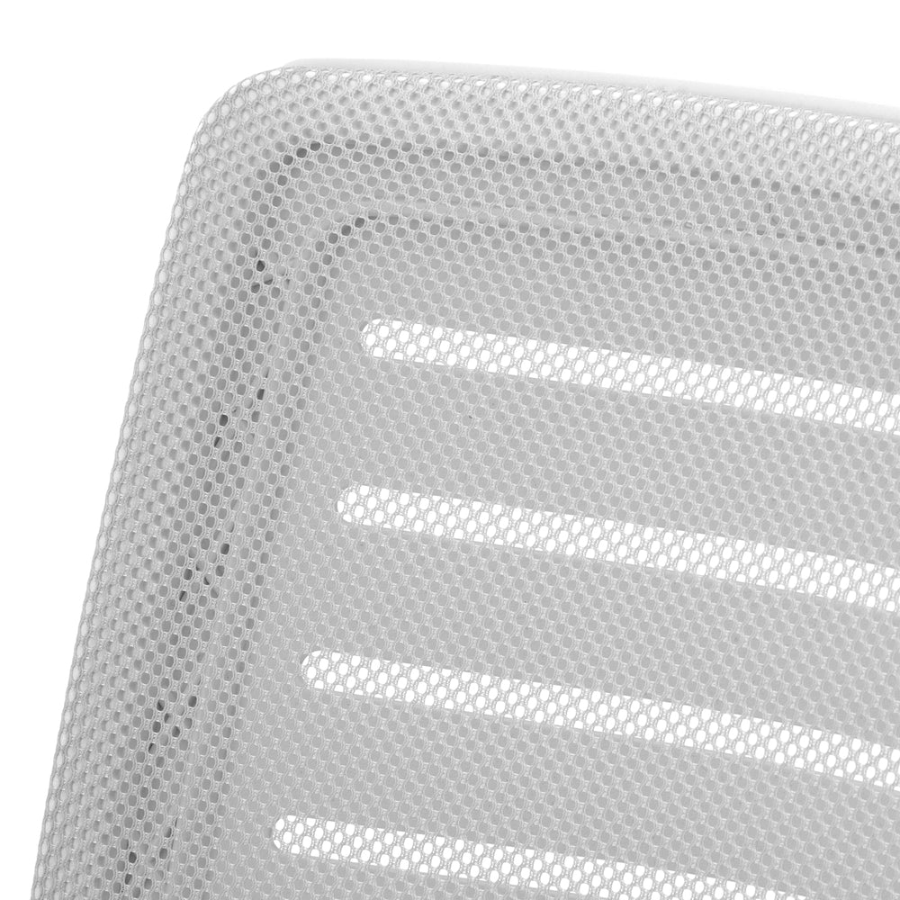 White Mesh Office Chair with Breathable Backrest - Buy Online at Bargain Bay Australia