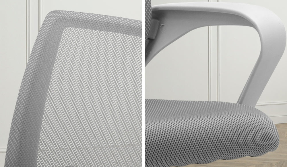 White Mesh Office Chair with Foam Seat - Buy Online at Bargain Bay Australia