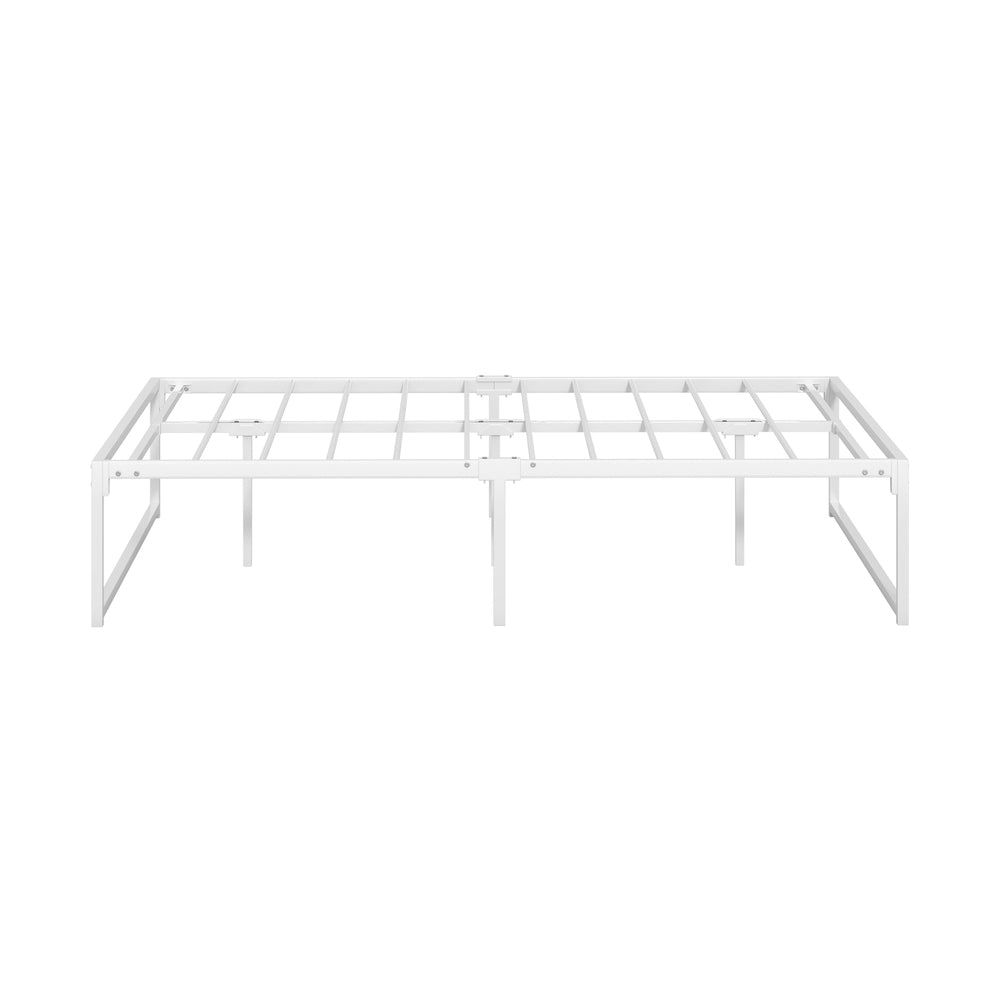 White Metal Double Size Bed Frame Base - Buy Online at Bargain Bay Australia