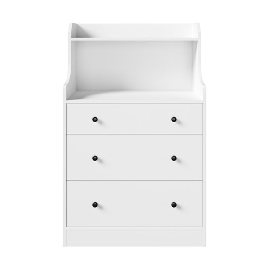 White Sideboard Buffet Cupboard with 3 Drawers - Buy Online at Bargain Bay Australia