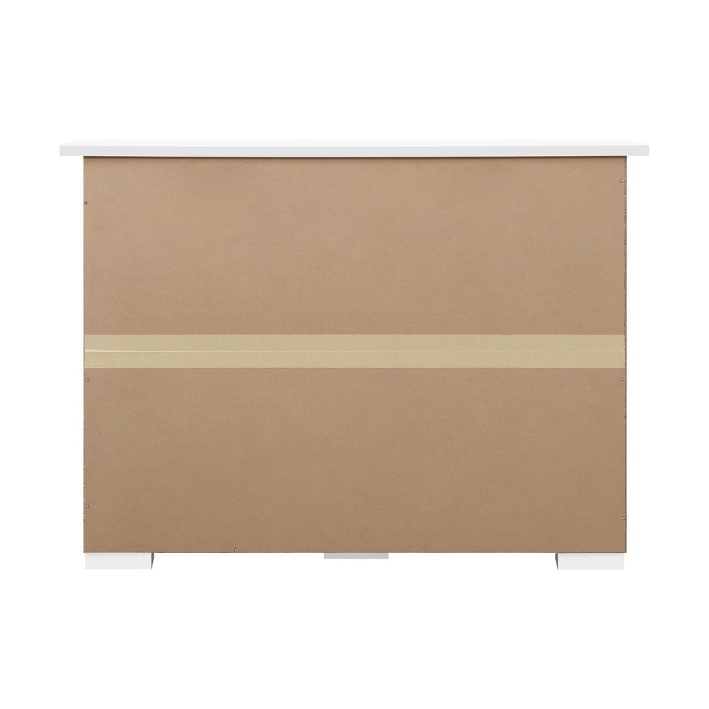 White Sideboard with Sliding Doors - Buy Online at Bargain Bay Australia