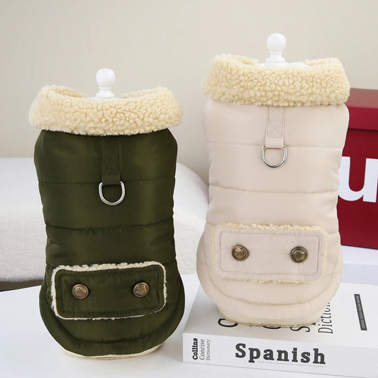Winter Pet Jacket – Warm Dog Coat with Fur Collar - Buy Online at Bargain Bay Australia