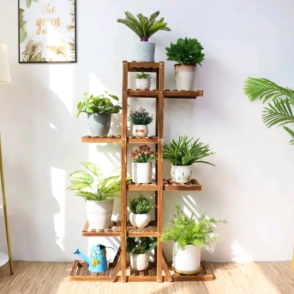 Wood Plant Display Shelf Stand Flower Pot Storage Rack Holder - Buy Online at Bargain Bay Australia