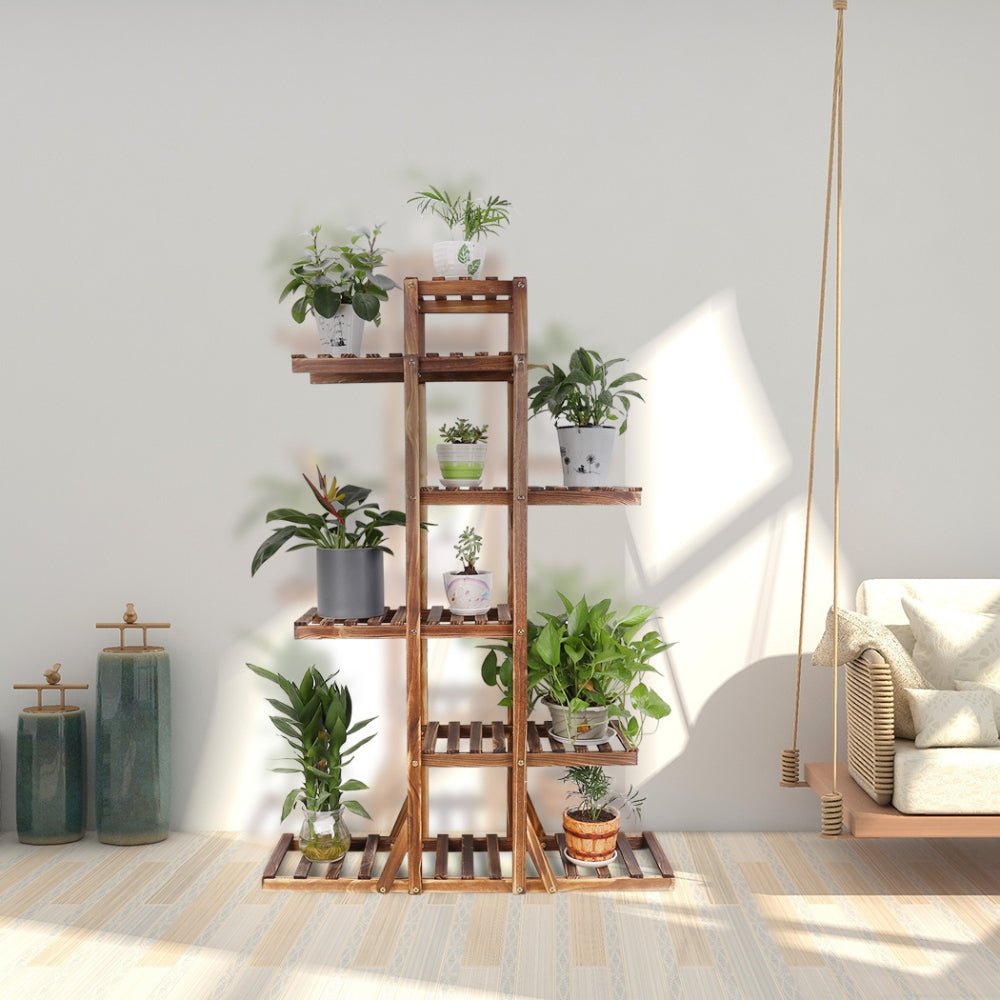 Wood Plant Display Shelf Stand Flower Pot Storage Rack Holder - Buy Online at Bargain Bay Australia