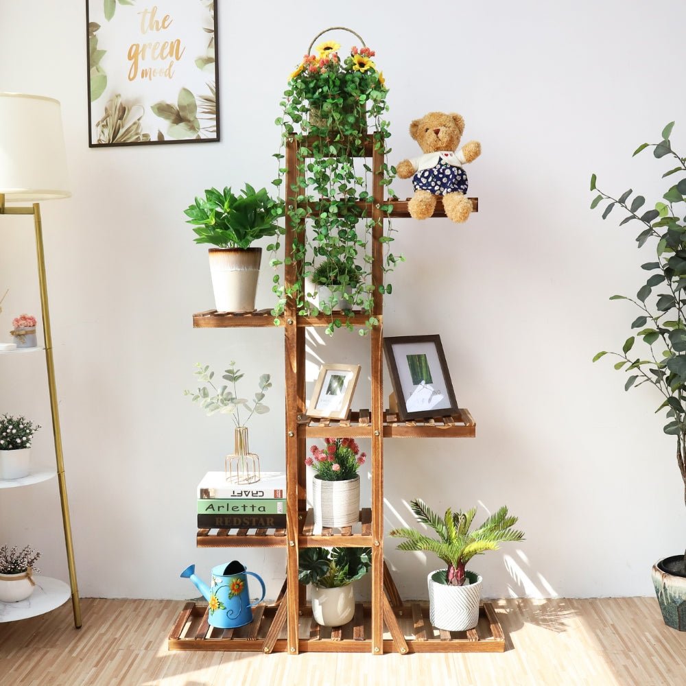 Wood Plant Display Shelf Stand Flower Pot Storage Rack Holder - Buy Online at Bargain Bay Australia