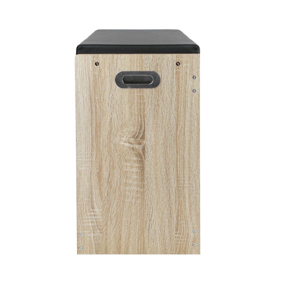 Wooden Shoe Storage Bench with PU Seat - Buy Online at Bargain Bay Australia