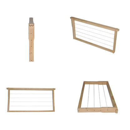 10 Pcs Unwaxed Assembled Wired Wooden Frames Beekeeping Supplies - Buy Online at Bargain Bay Australia