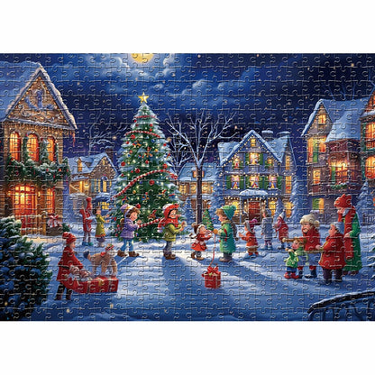 1000 - Piece Merry Christmas Jigsaw Puzzle – Family Fun & Educational Toy - Buy Online at Bargain Bay Australia