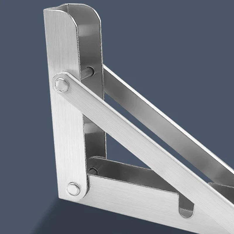 150kg Load Heavy - Duty Stainless - Steel Folding Table Bracket Shelf Bench - Buy Online at Bargain Bay Australia